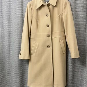 Ann Taylor tan pea coat